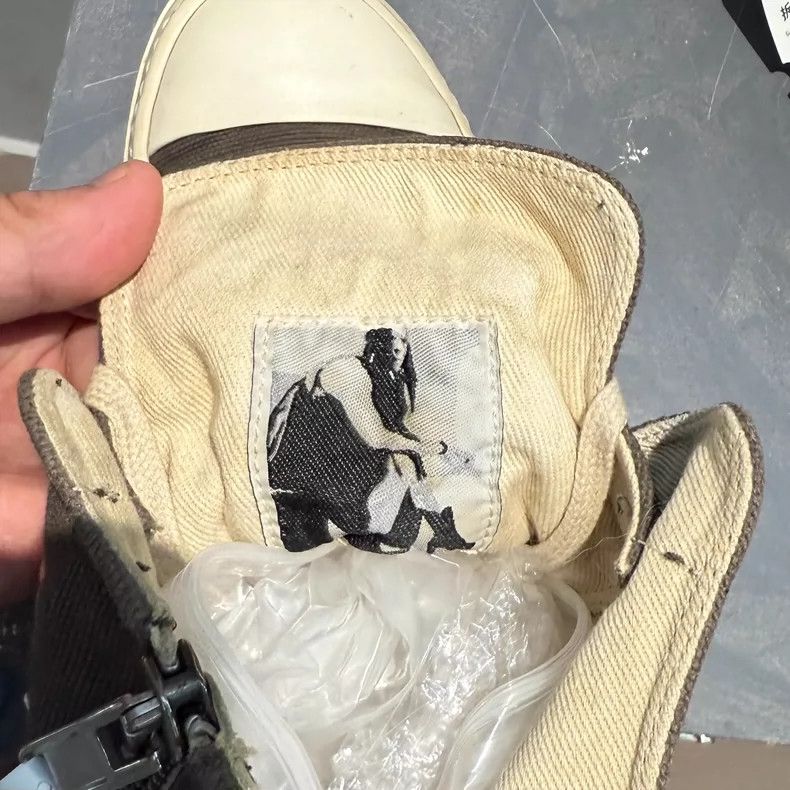 Rick Owens rick owens Double line high-top brown low-top large Convers Size US 8 / EU 41 - 7 Thumbnail