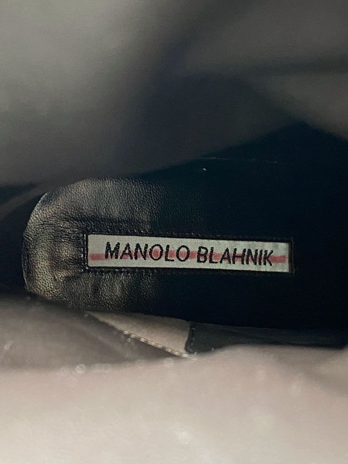 Manolo Blahnik Manolo Blahnik Calasso 90MM Ruched Leather Boots size 38.5 Size US 8.5 / IT 38.5 - 13 Thumbnail