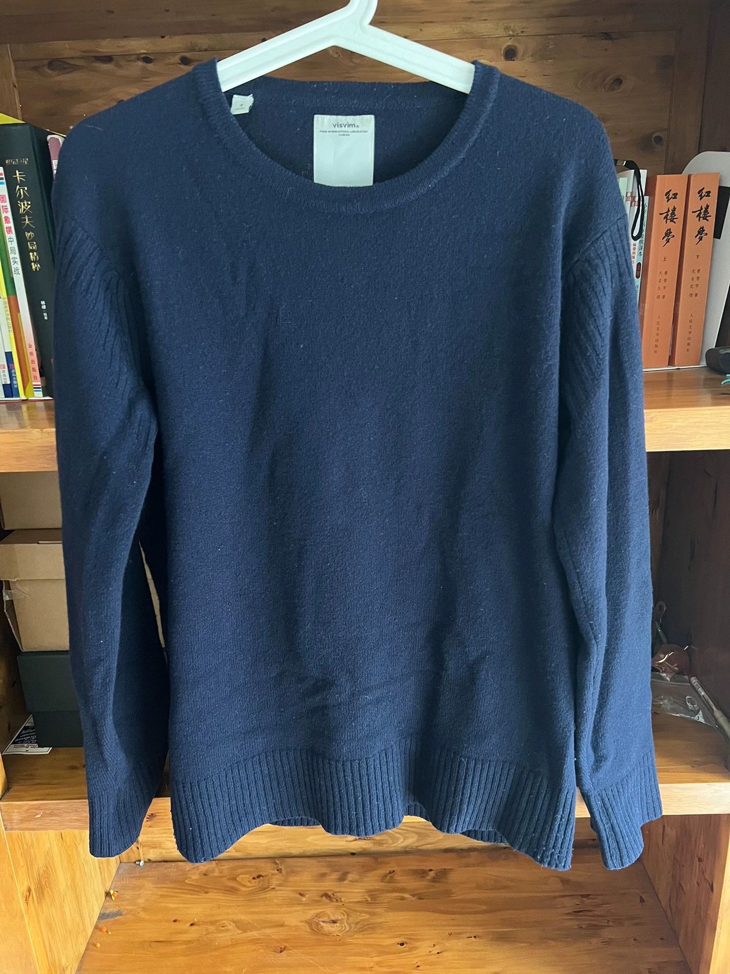 Visvim visvim isle wool sweater 2014 indigo dyed size 2 Japan Size US M / EU 48-50 / 2 - 4 Thumbnail