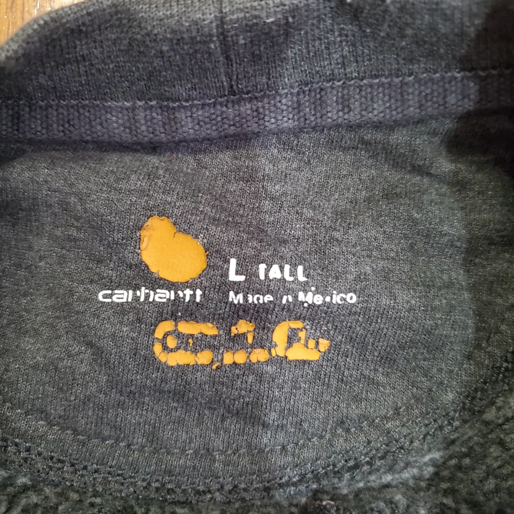 Carhartt VINTAGE Carhartt Sweatshirt Mens LT Gray Fleece Crewneck Pullover Workwear K124 Size US L / EU 52-54 / 3 - 7 Thumbnail