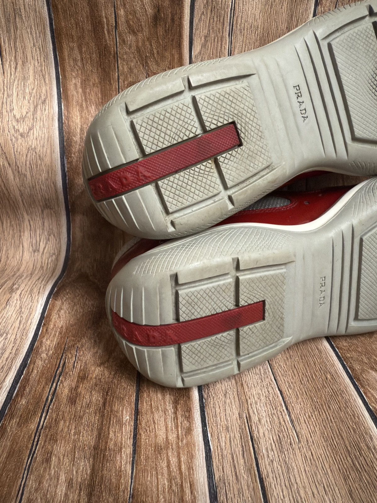 Prada 🔥 patent America cup trainers Size US 5.5 / EU 38 - 15 Thumbnail