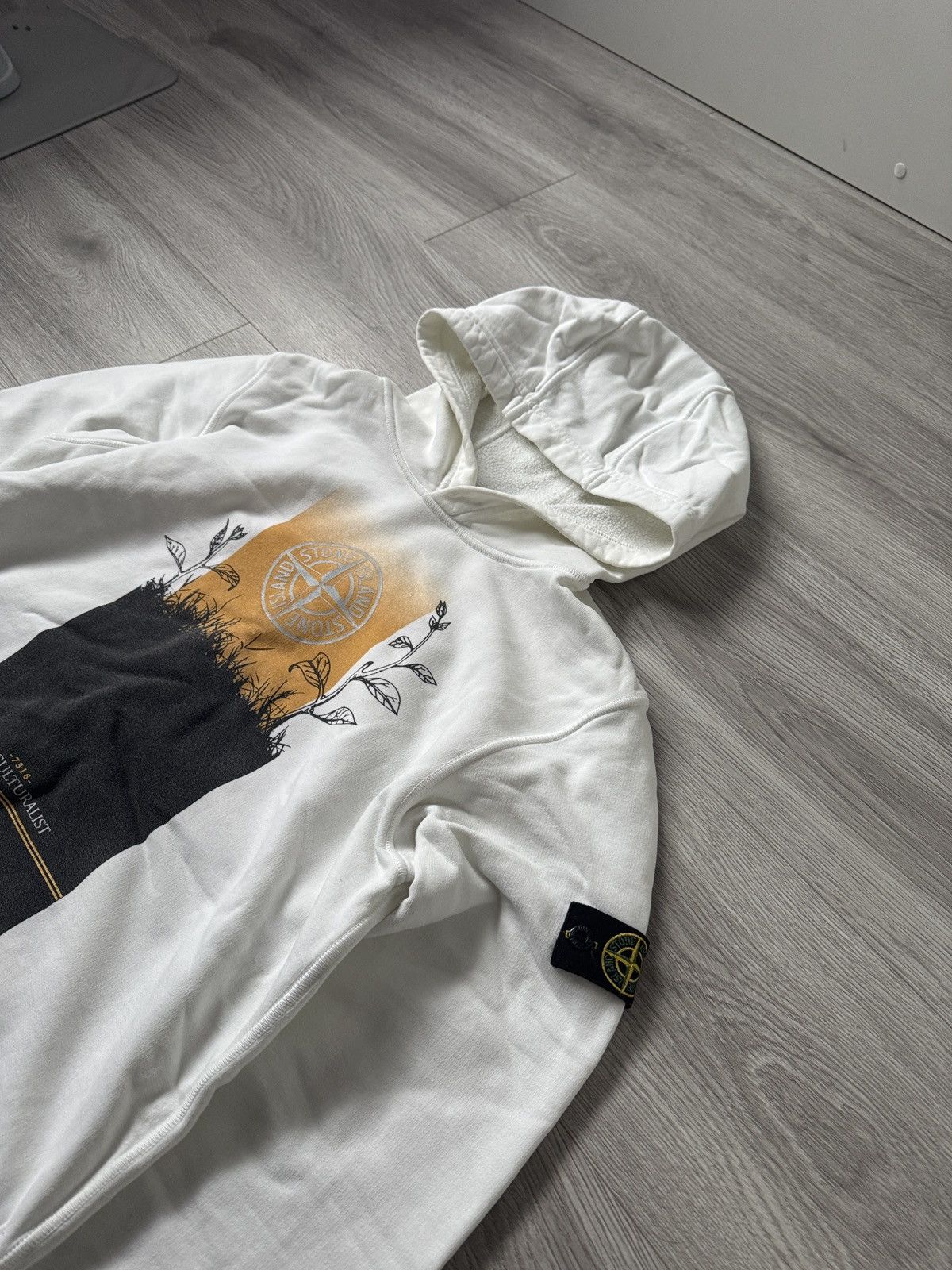 Stone Island White stone island hoodie Size US S / EU 44-46 / 1 - 2 Thumbnail