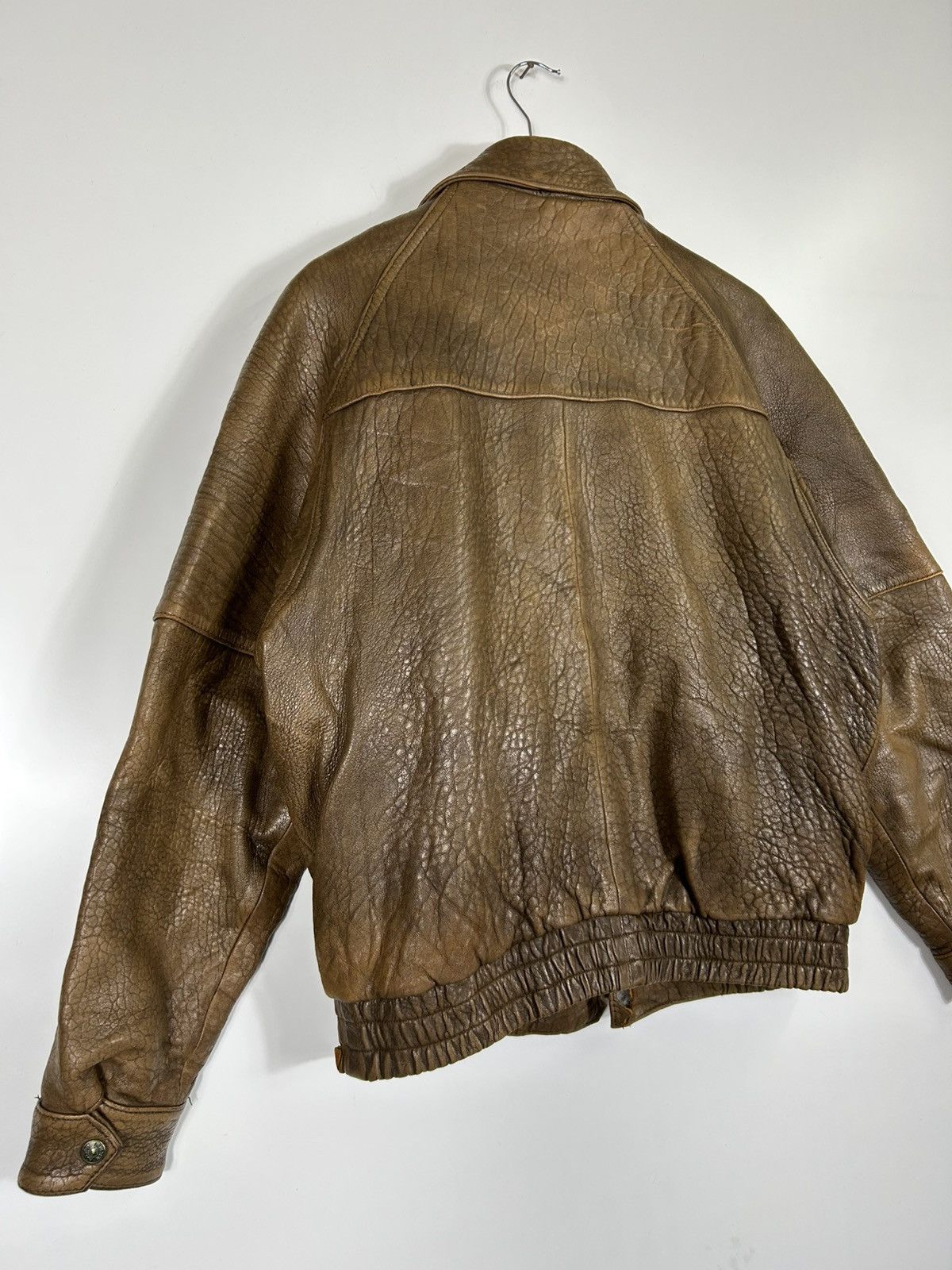 Leather ⚡️Vintage 80’s Houston A2 Flyer Leather Jacket Size US L / EU 52-54 / 3 - 17 Thumbnail