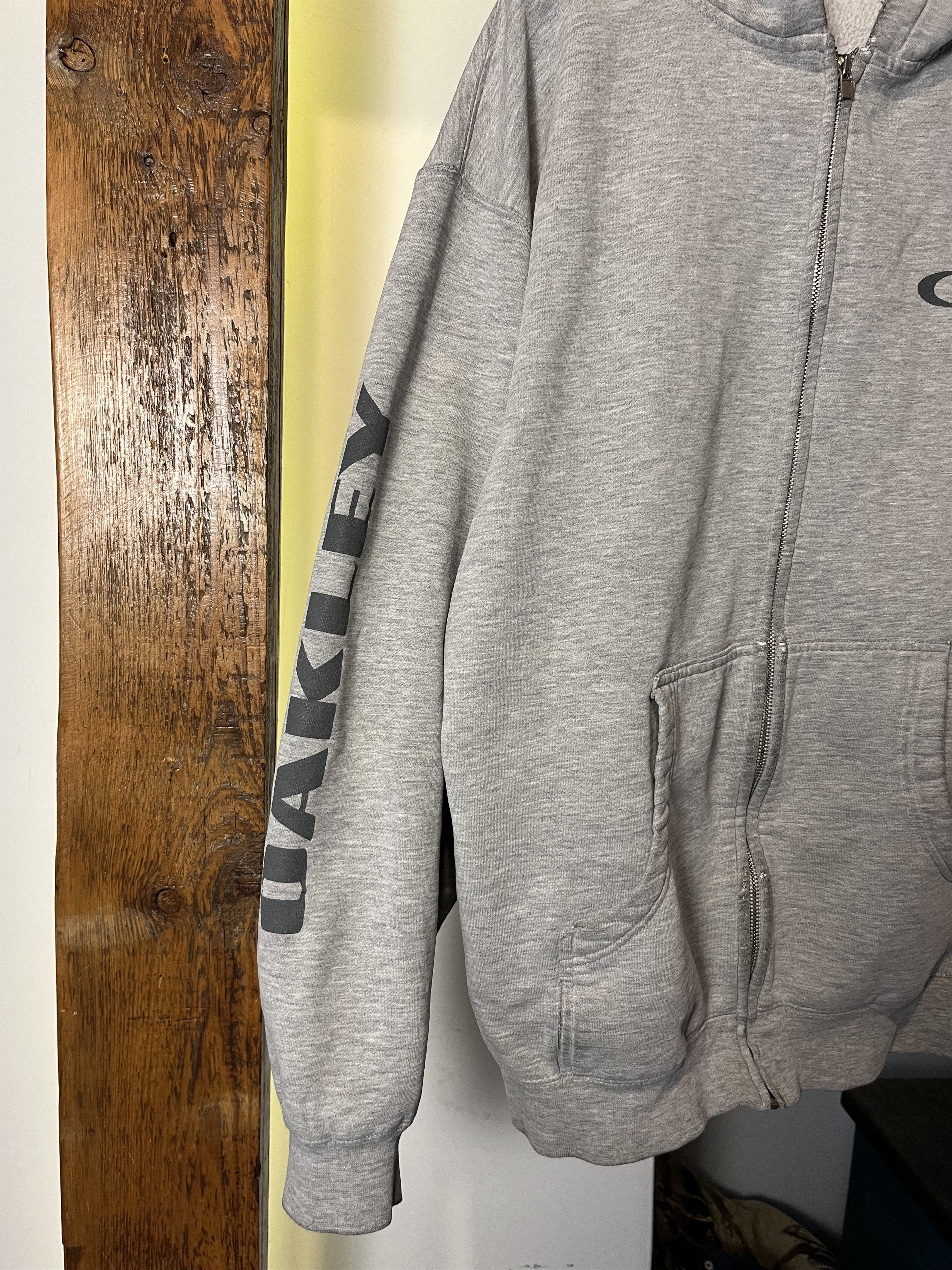 Japanese Brand × Oakley × Vintage Archive Vintage Oakley Japan Heavy Cotton Zip Hoodie Size US M / EU 48-50 / 2 - 3 Thumbnail