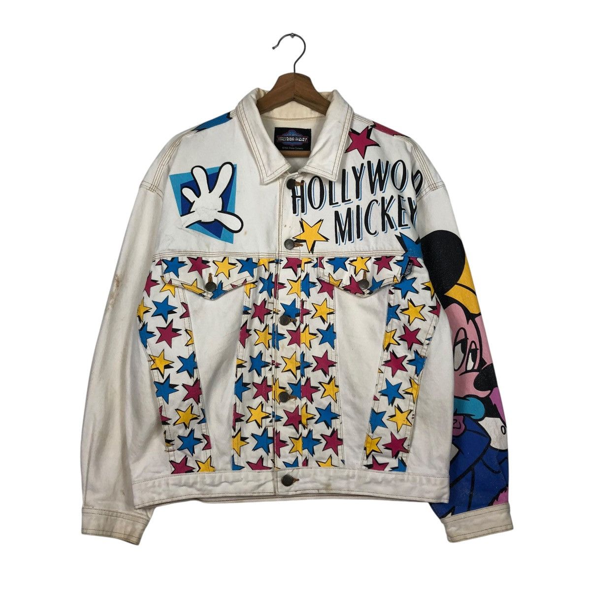 Cartoon Network 🔥VINTAGE TRUCKER DENIM JACKET HOLLYWOOD MICKEY WALT DISNEY Size US M / EU 48-50 / 2 - 3 Thumbnail