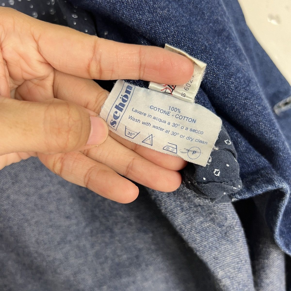 Mila Schon 🔥 SCHON DENIM BLAZER JACKET MADE IN ITALY Size US S / EU 44-46 / 1 - 18 Thumbnail