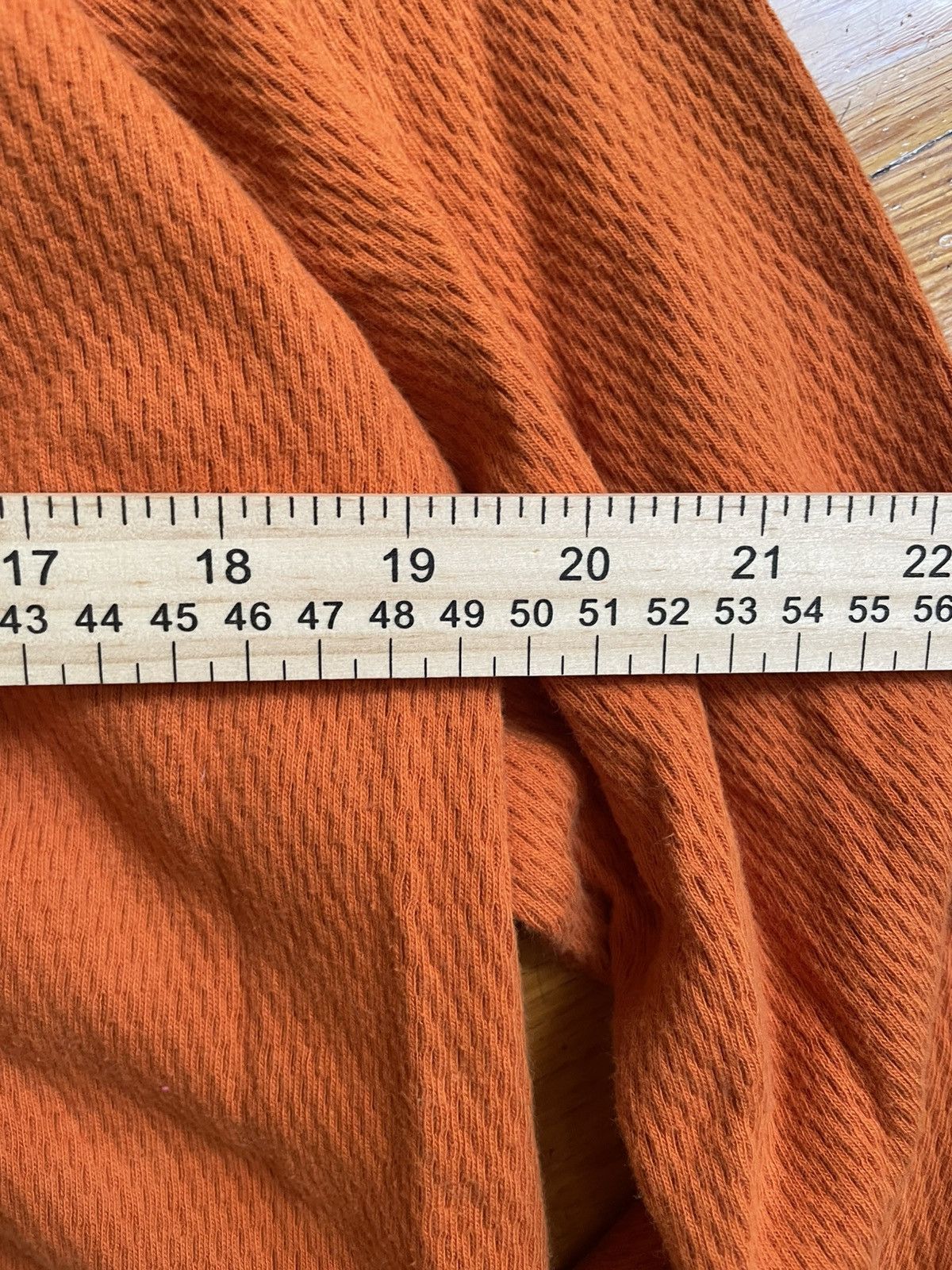 Old Navy Vintage 90s Old navy Orange Waffle Long Sleeve Size US S / EU 44-46 / 1 - 4 Thumbnail