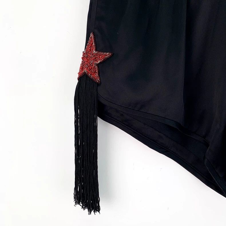 Saint Laurent Paris Saint Laurent Paris size XXS Black five-pointed star tasse Size 33" - 4 Thumbnail