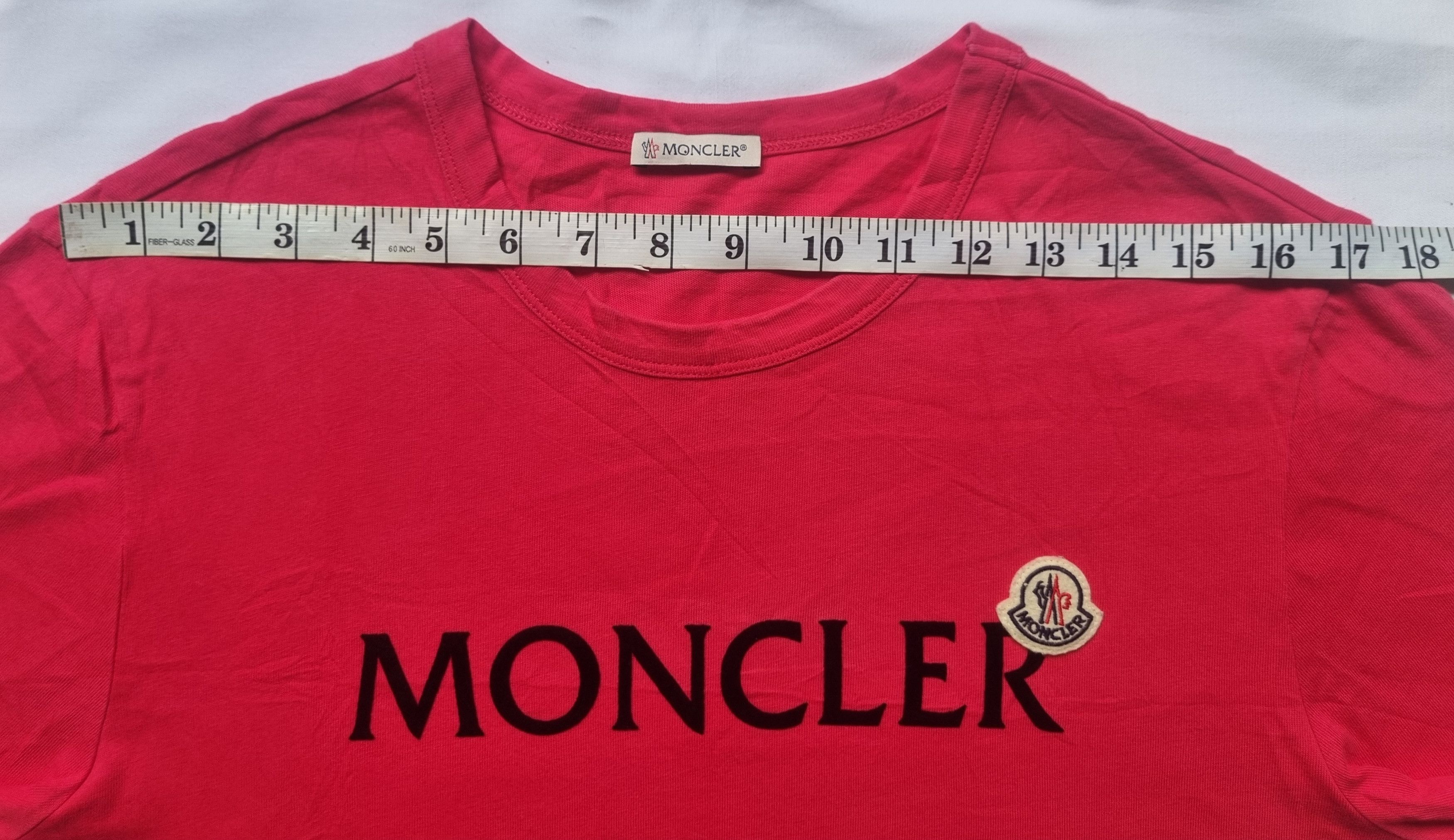 Moncler Moncler Pink T Shirt Size US M / EU 48-50 / 2 - 5 Thumbnail