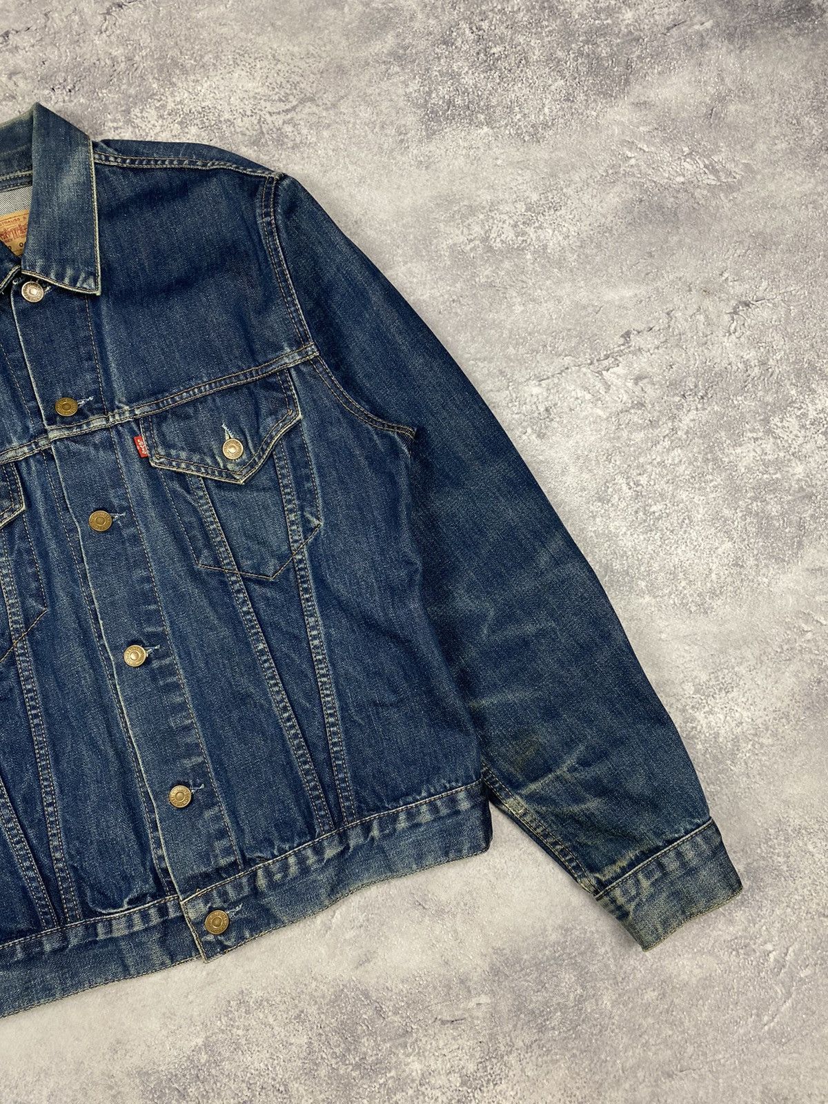 Levi's Vintage Levis Denim Jeans Trucker Jacket Bomber Size US L / EU 52-54 / 3 - 3 Thumbnail