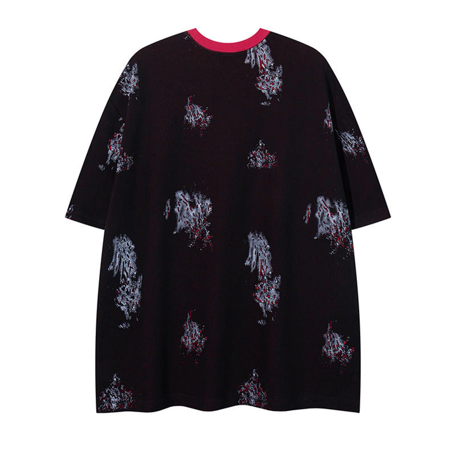 Japanese Brand Paint Splatter Tie Dye Graphic Oversized T-Shirt Size US M / EU 48-50 / 2 - 2 Thumbnail