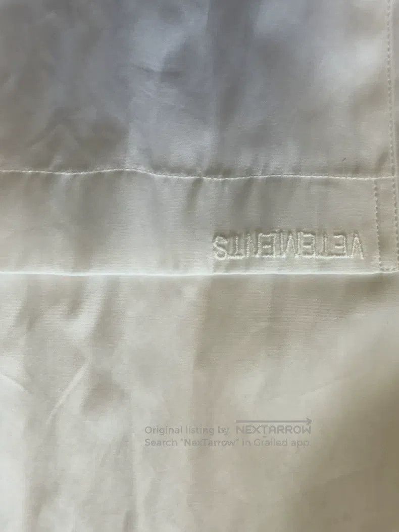 Other Vetements White structural tailoring shirt Size US XS / EU 42 / 0 - 4 Thumbnail