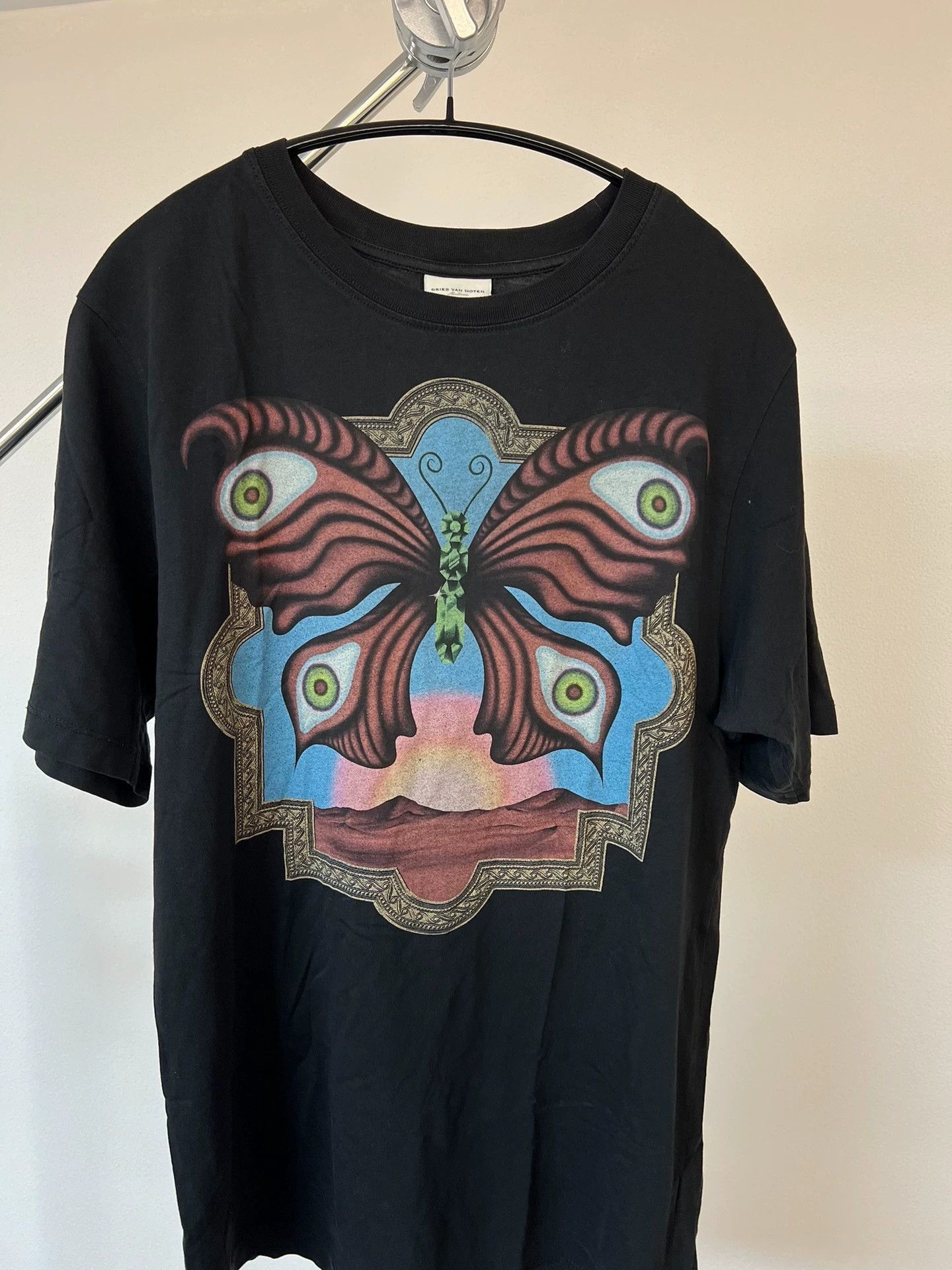 Dries Van Noten Dries Van Noten Butterfly Print Tee Size US M / EU 48-50 / 2 - 2 Thumbnail