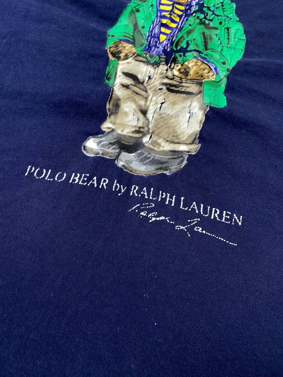 Polo Ralph Lauren × Vintage Vintage Polo Ralph Lauren Bear T-shirt Size US L / EU 52-54 / 3 - 15 Thumbnail