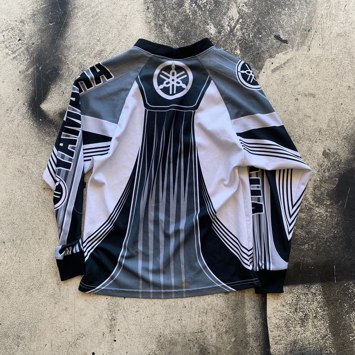 Vintage × Yamaha Vintage Crazy 90’s Baggy Fox Racing Style Yamaha Jersey Size US L / EU 52-54 / 3 - 6 Thumbnail