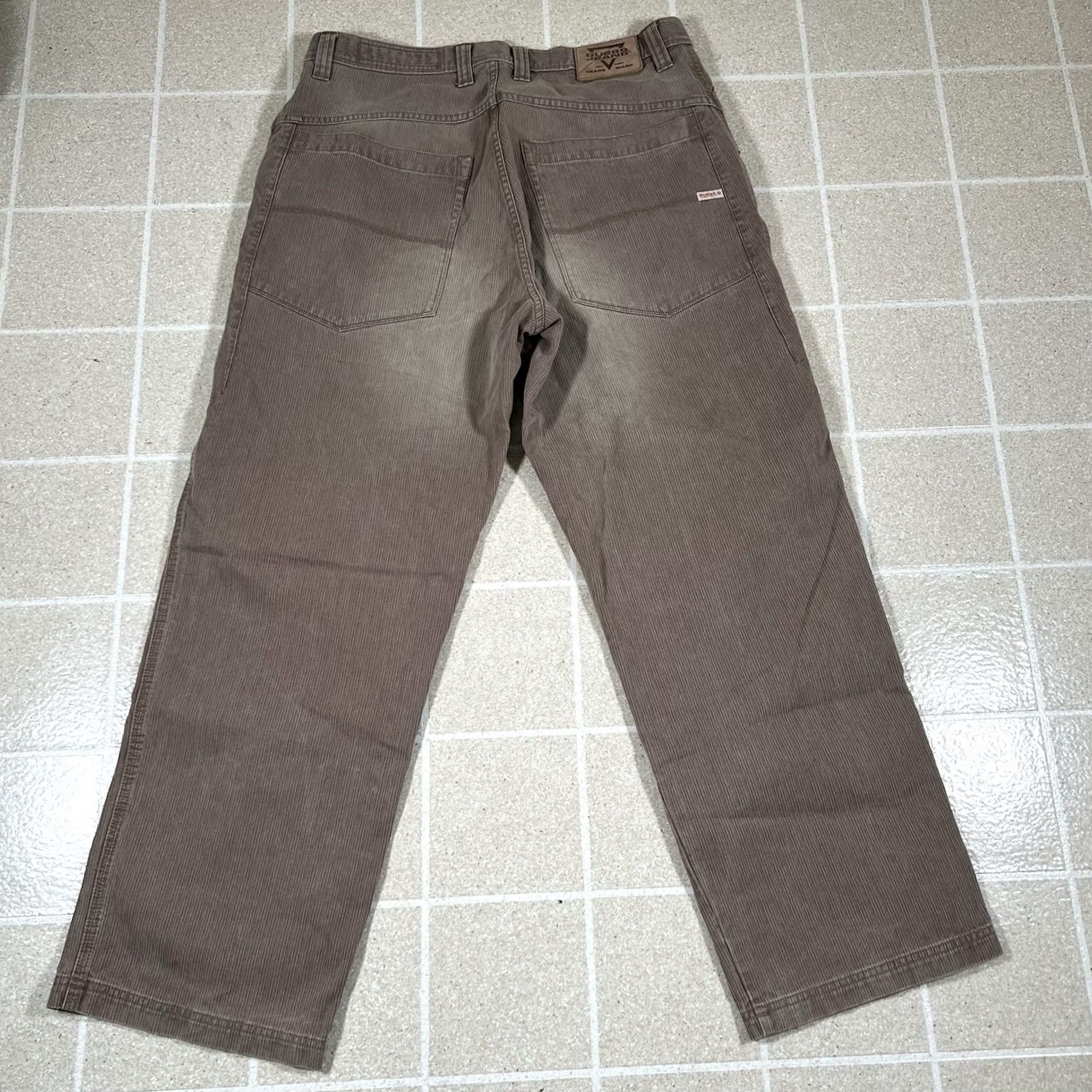 Guess VINTAGE GUESS Jeans Brown Wide-Leg Denim 34x32 Mens USA Baggy 90s Size US 32 / EU 48 - 2 Thumbnail