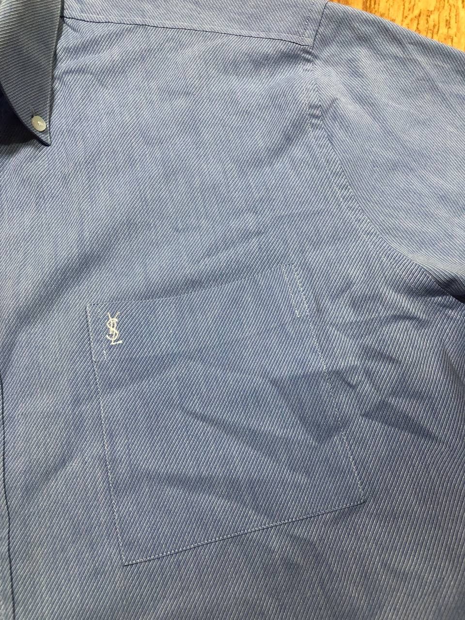 Yves Saint Laurent Yves Saint Laurent Classic Logo Button Up Cotton Shirt men’s Size US L / EU 52-54 / 3 - 10 Thumbnail