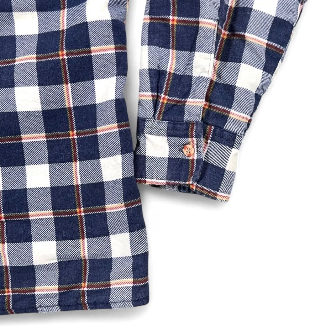 Fruit Of The Loom VINTAGE Fruit of the Loom Shirt Plaid Flannel Shacket 90s Blue Adult LARGE Button-Up Long Sleeve Mens Regular XS? Size US L / EU 52-54 / 3 - 5 Thumbnail