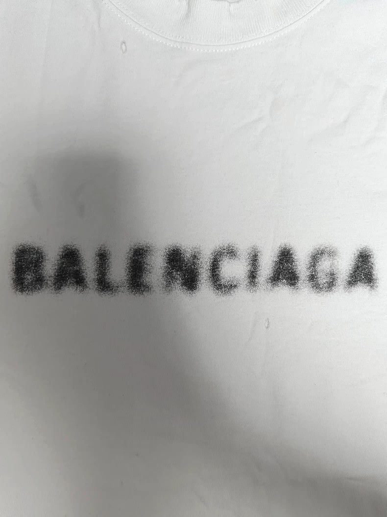 Balenciaga Balenciaga Blurred logo destroys short sleeves Size XXS / US 00 / IT 34 - 3 Thumbnail