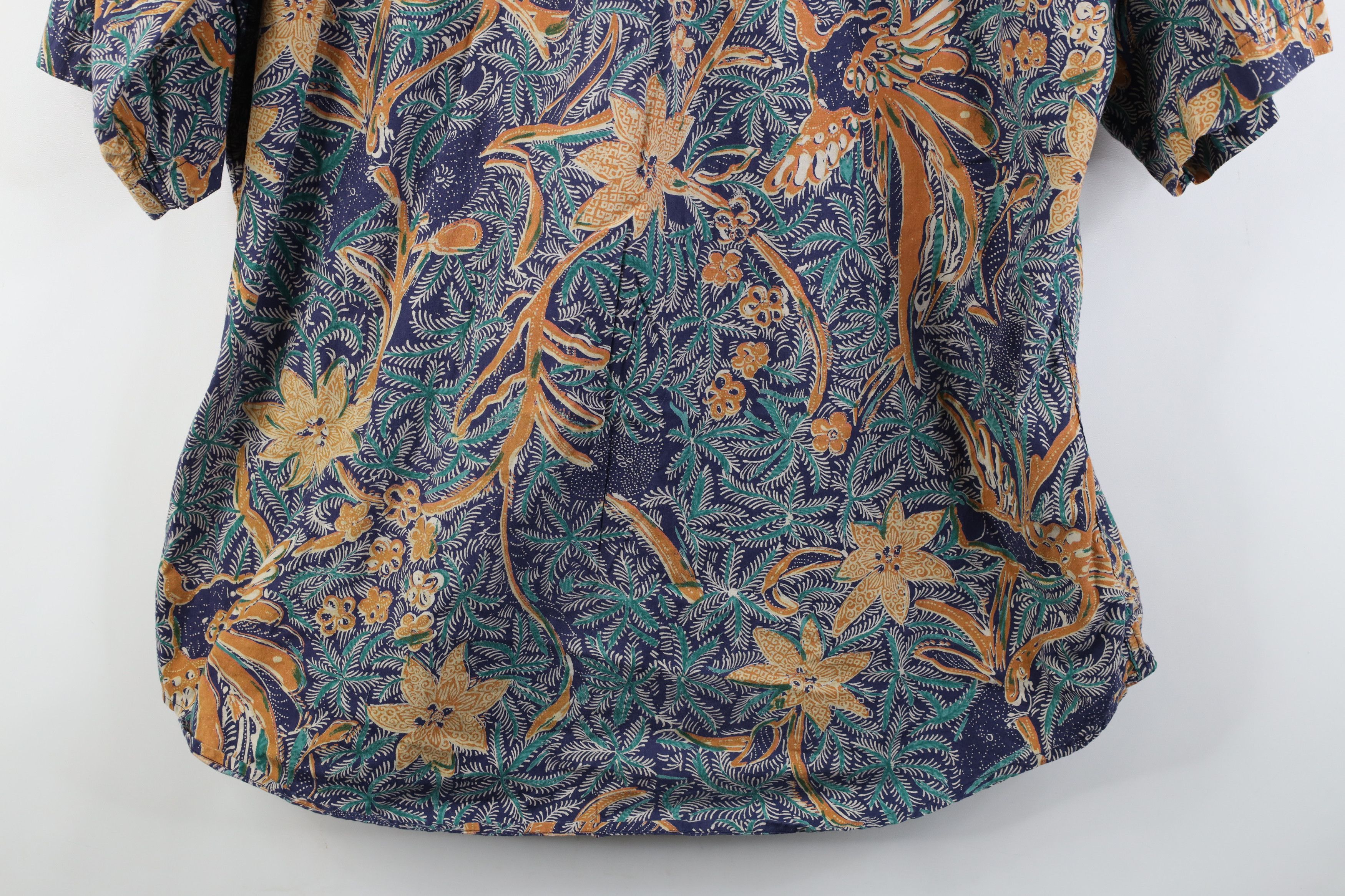 Vintage Vintage 90s Streetwear Flower Hawaiian Button Down Shirt Size US L / EU 52-54 / 3 - 11 Thumbnail