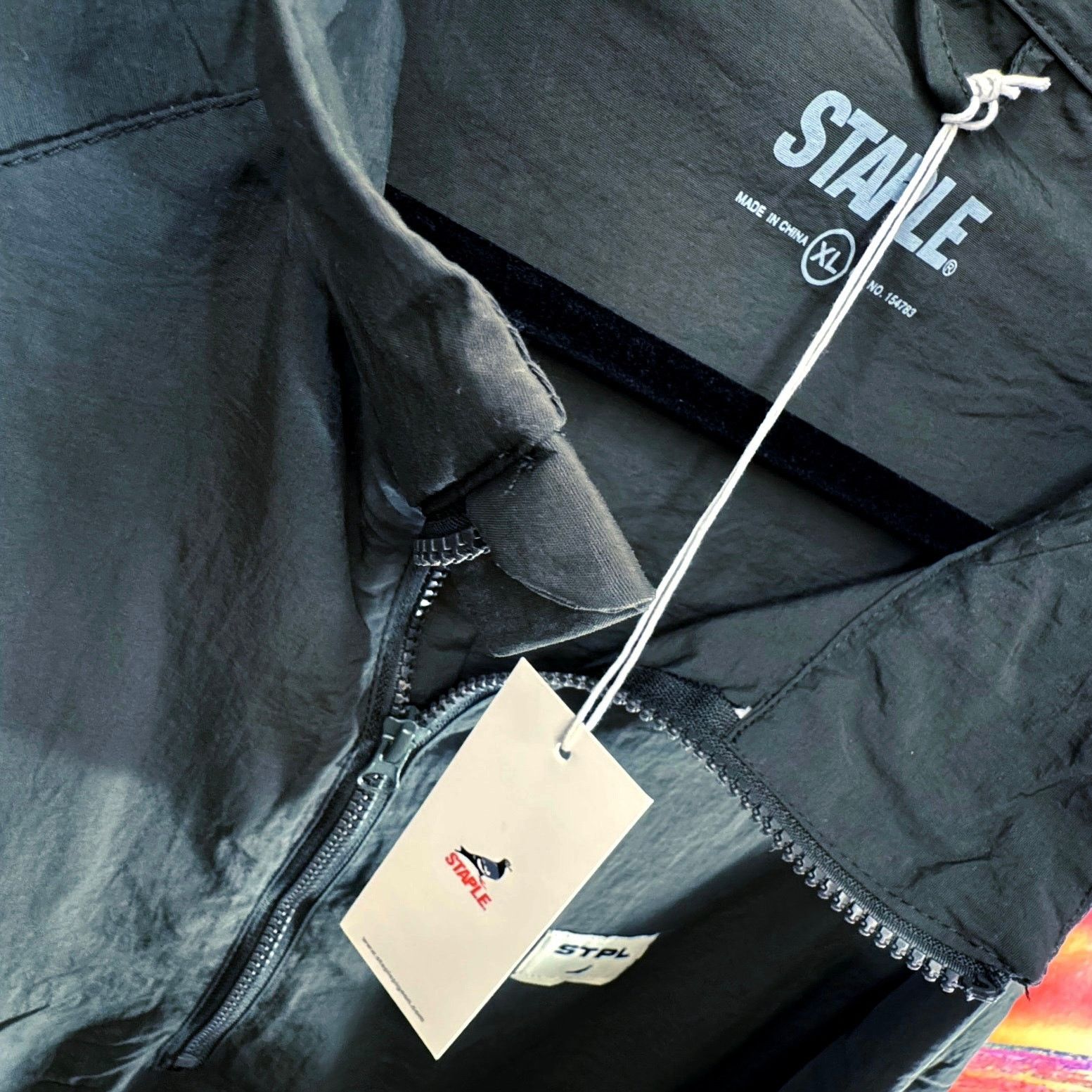 Staple •NWT• Staple Pigeon Jacket Windbreaker Jacket in Black • XL Size US XL / EU 56 / 4 - 4 Thumbnail