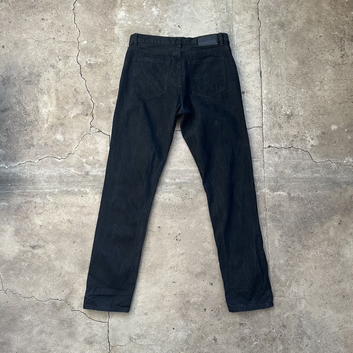 Han Kjobenhavn HAN Kjobenhavn Selvedge regular fit Japan Black Denim Size US 31 - 8 Thumbnail