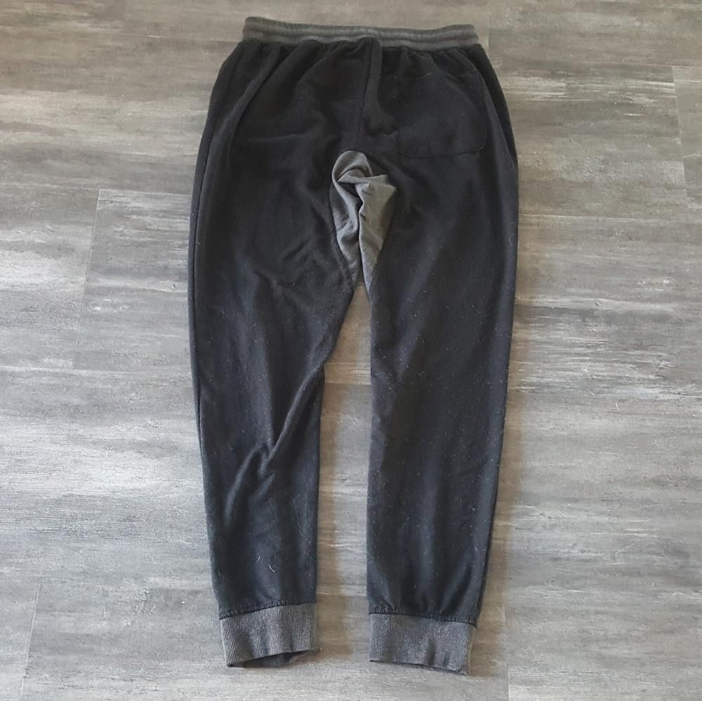 Designer Black Grey SP Banded Sweats Size US 34 / EU 50 - 2 Thumbnail