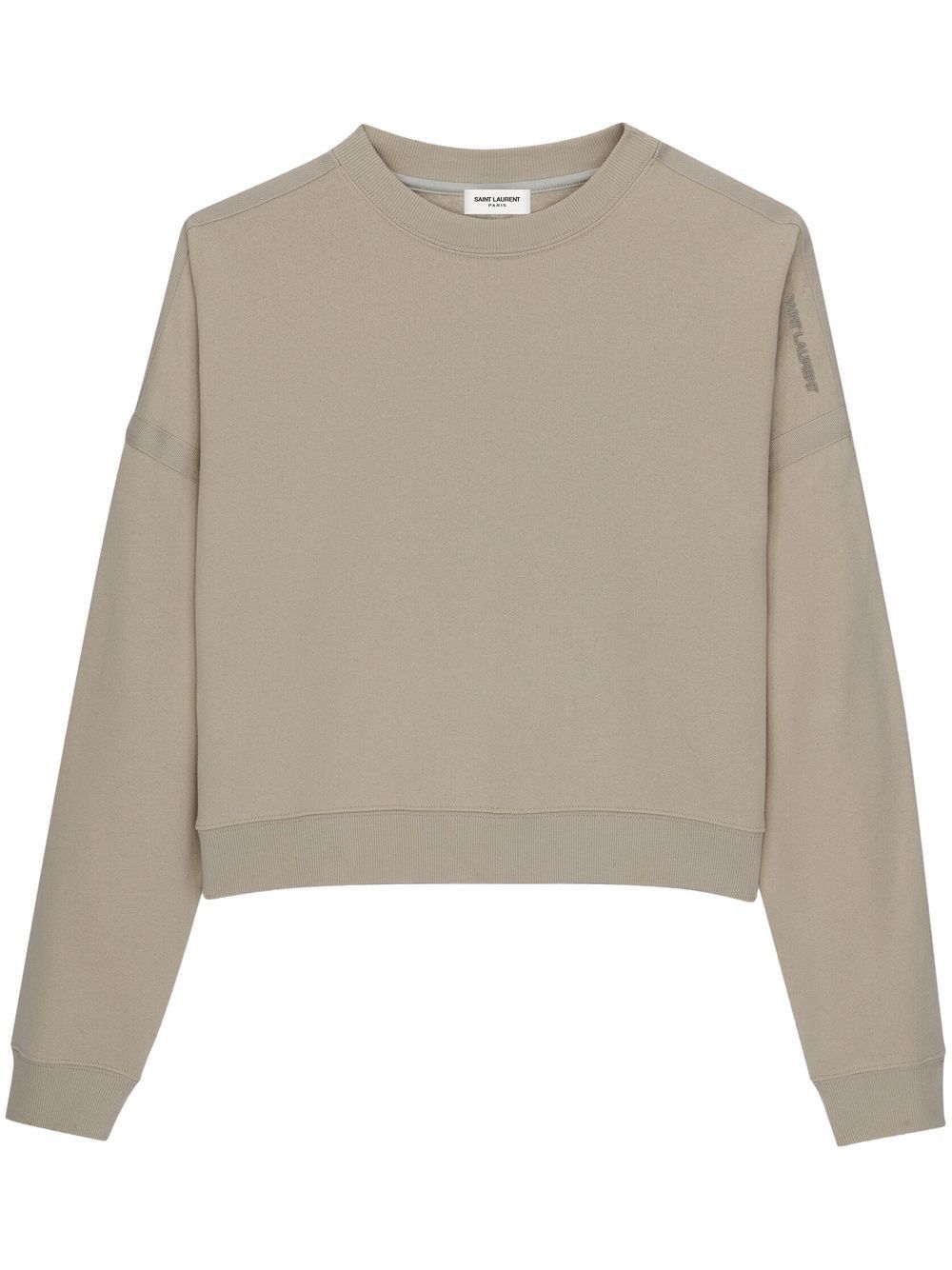 o1b1hav110125 Cropped Sweatshirt in Beige