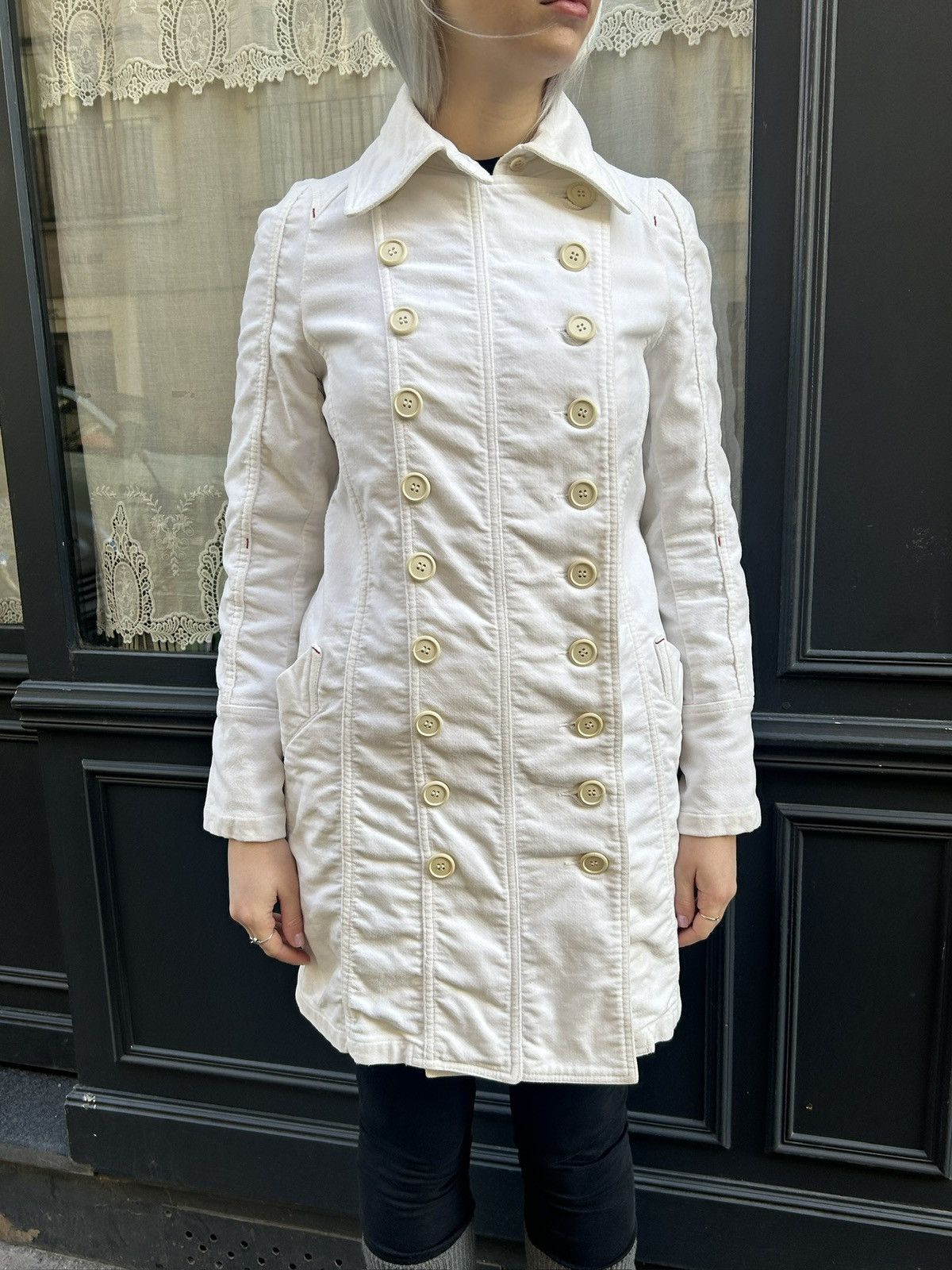 Double breasted/buttons archival Japanese coat Atsuro Tayama