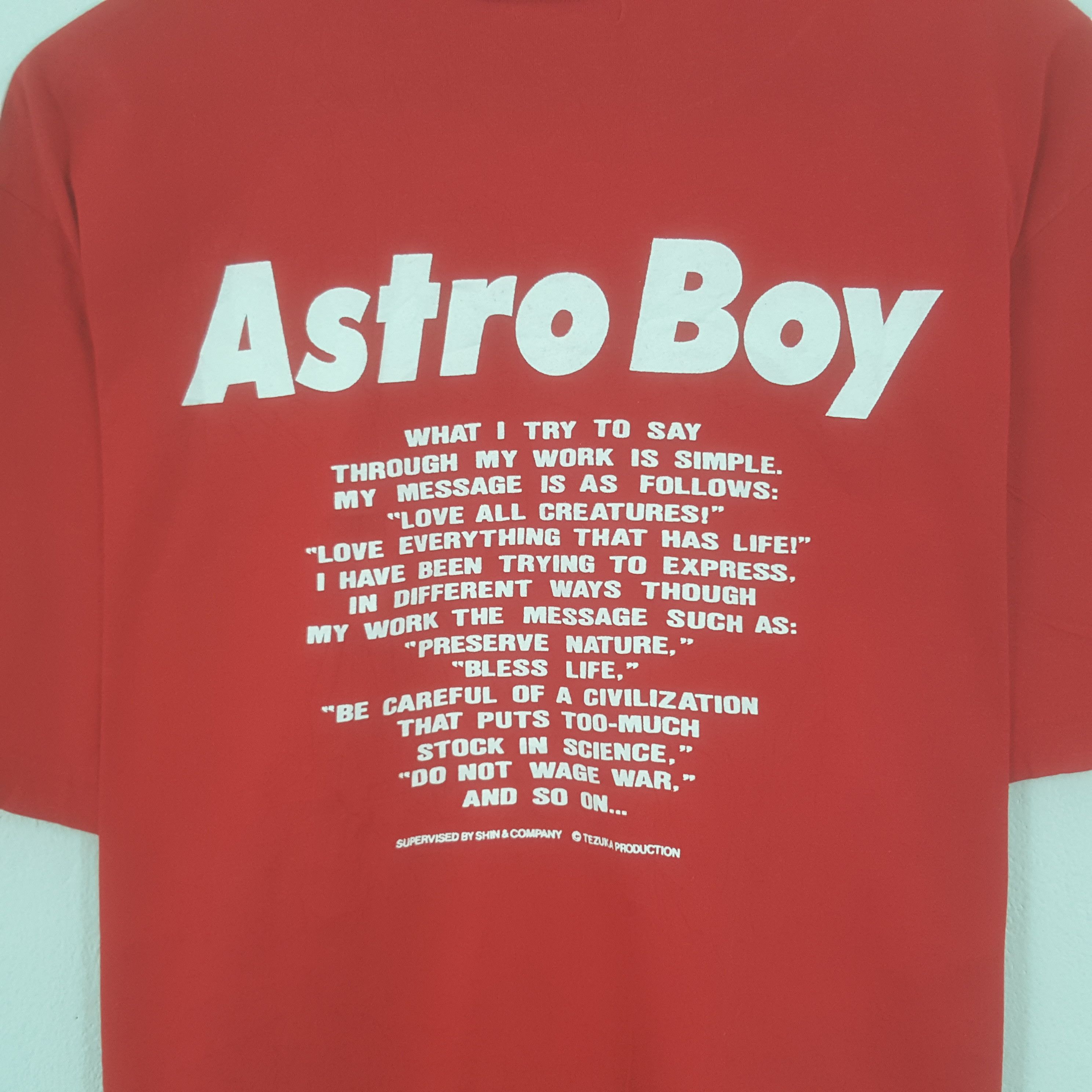 Cartoon Network × Japanese Brand × Vintage Vintage Mighty Atom Astro Boys Japanese Cartoon Tshirt Size US L / EU 52-54 / 3 - 4 Thumbnail