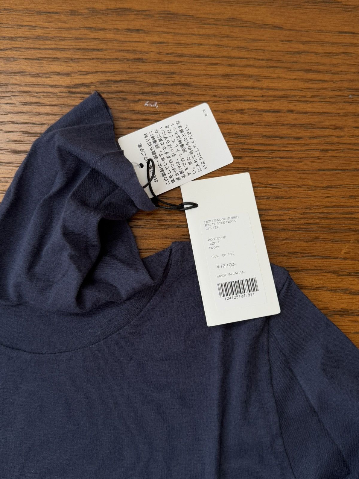 Auralee AuraLee Turtleneck Long sleeve Sheer rib High Gauge Tee Size M / US 6-8 / IT 42-44 - 9 Thumbnail