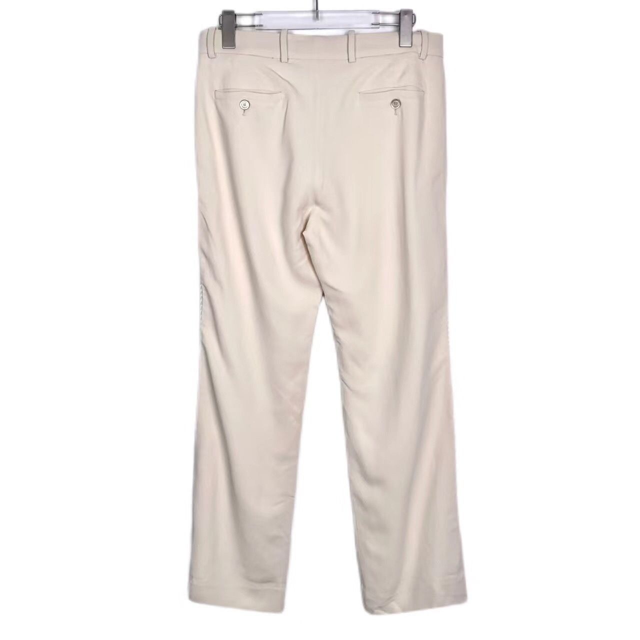 Gucci [Gucci] Lace Mid-Rise Casual Trousers 42 Beige Size 42" / US 20 - 8 Thumbnail