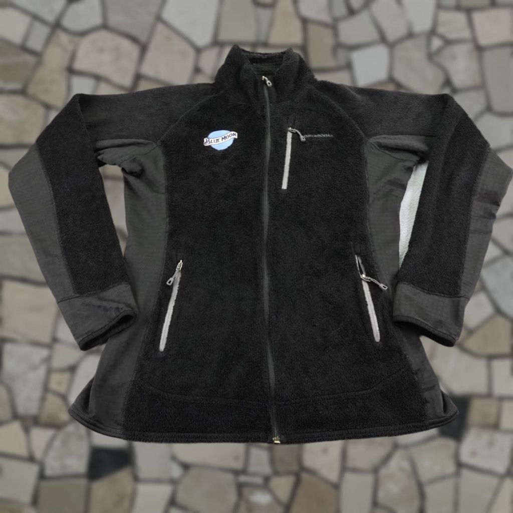 Patagonia Patagonia Jacket Womens Large Black Regular R2 Polartec Fleece Sweatshirt Coat Size L / US 10 / IT 46 - 1 Thumbnail