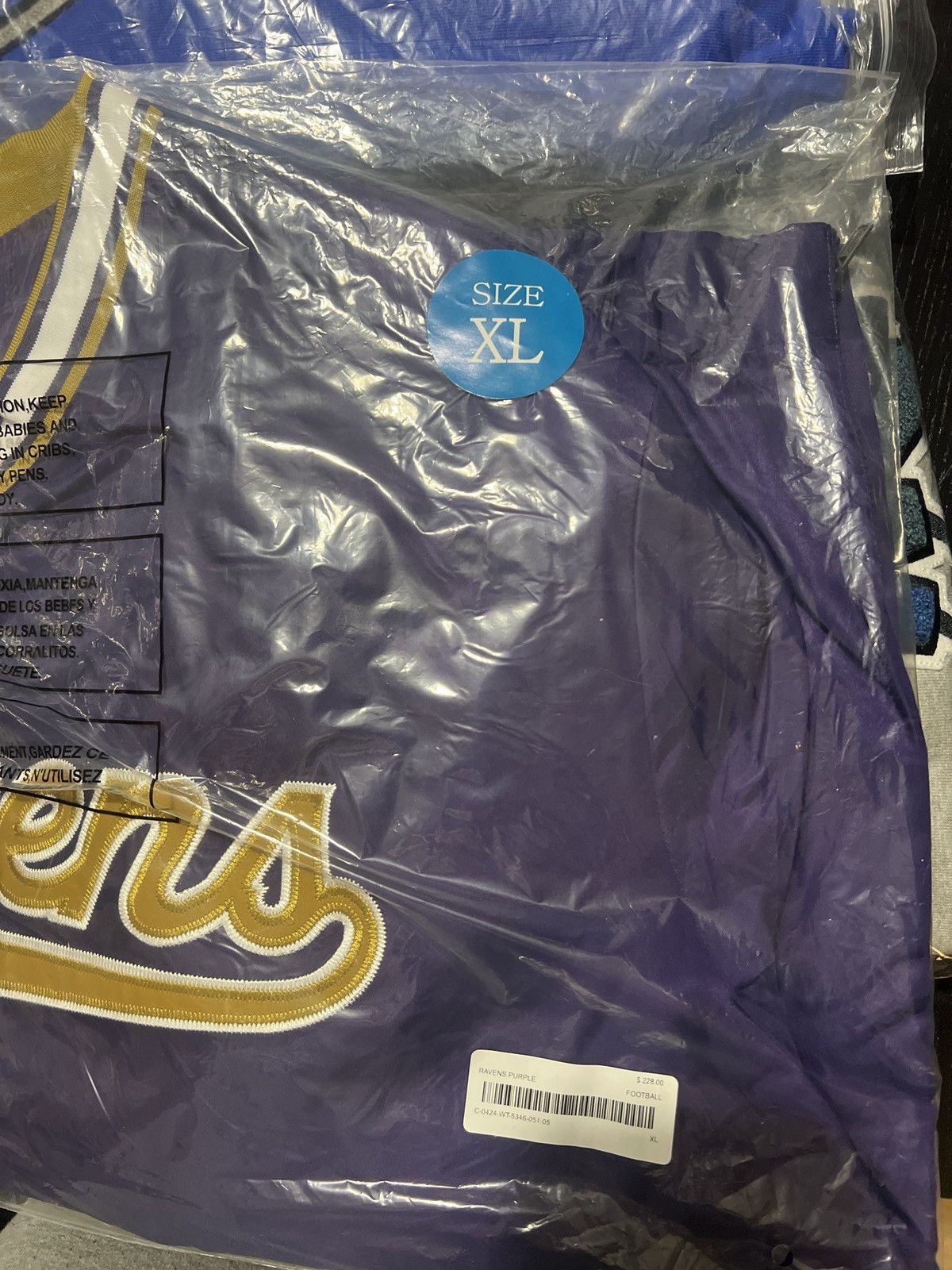 Drake OVO x NFL BALTIMORE RAVENS STARTER TRAINER PULLOVER JACKET Size US XL / EU 56 / 4 - 15 Thumbnail