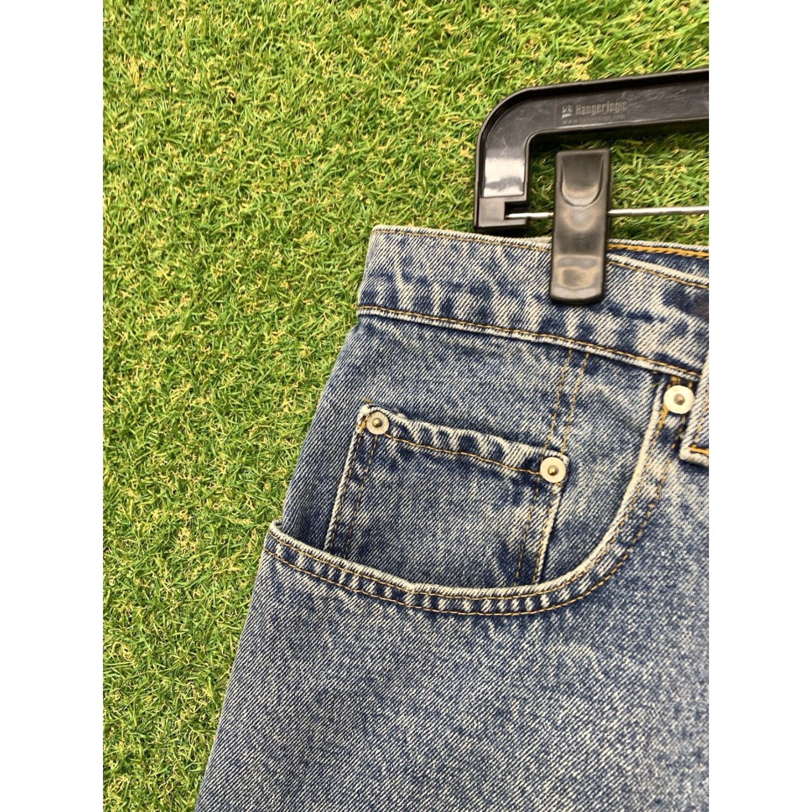 Polo Ralph Lauren VINTAGE Polo Ralph Lauren Denim Shorts Men 38 Baggy Y2K 90s Skater Wide Leg Blue USA Jean Shorts Mens 38 Baggy 90s Y2K Polo Ralph Lauren Jeans Shorts Size US M / EU 48-50 / 2 - 5 Thumbnail