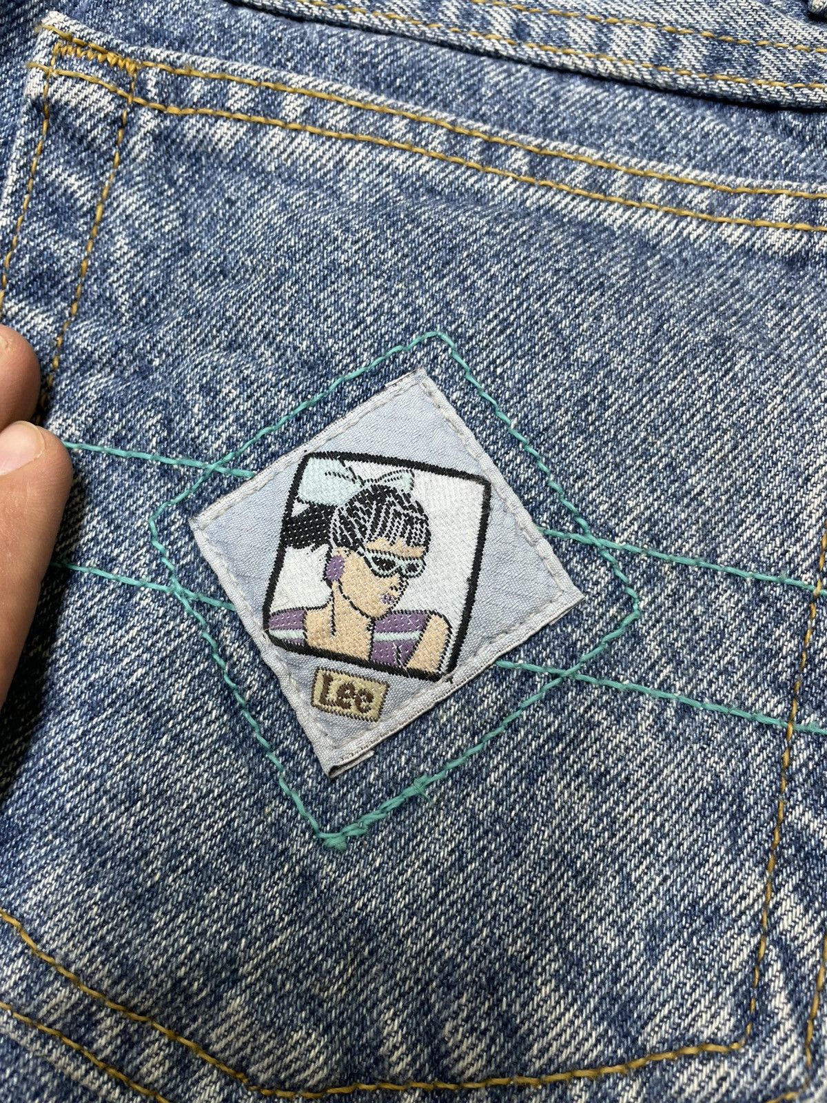 Japanese Brand × Lee × Vintage Vintage Lee Gossip Jeans – 90s Workwear Americana Size US 30 / EU 46 - 5 Thumbnail