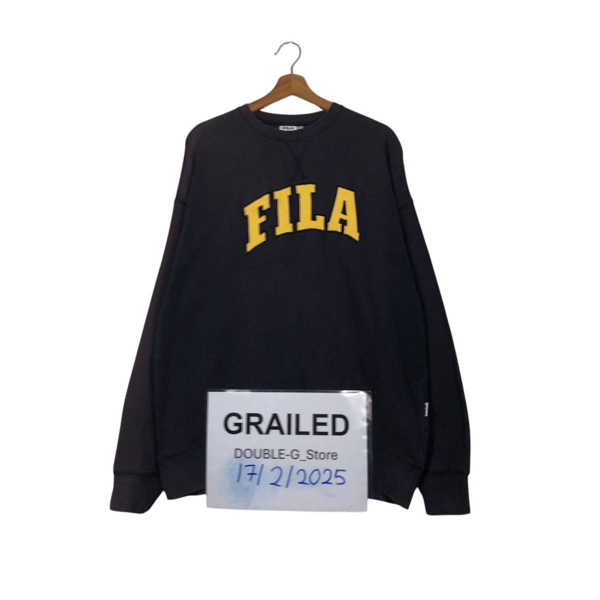 Fila 📌Vintage Sweatshirt Fila Big Logo Streetwear Size US M / EU 48-50 / 2 - 1 Thumbnail