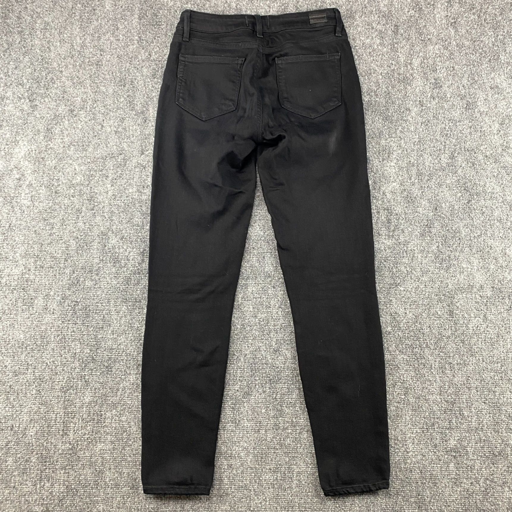 Paige Paige Verdugo Jeans Womens 26 Black Mid Rise Stretch Denim USA Made Ultra Skinny Size 26" / US 2 / IT 38 - 5 Thumbnail