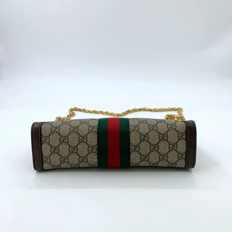 Gucci Gucci Size 25*8*16cm Brown striped logo old flower chain s Size ONE SIZE - 4 Thumbnail