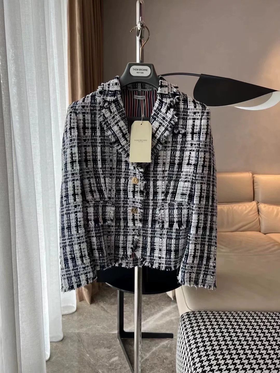 Thom Browne Thom Browne Woven Jacket for Women Size S / US 4 / IT 40 - 1 Thumbnail