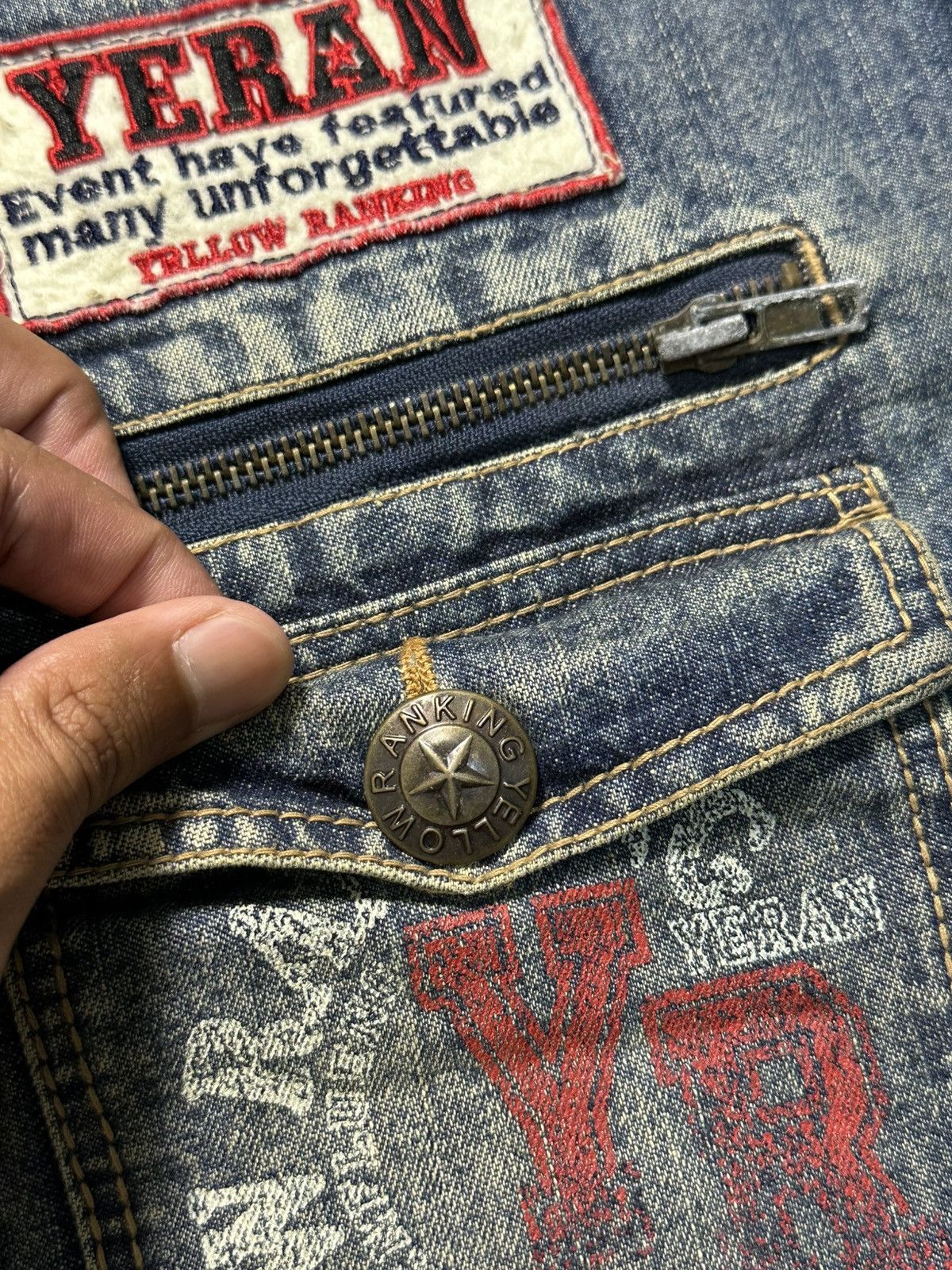 Hysteric Glamour Hysteric Glamour Graffiti Denim Size US 30 / EU 46 - 8 Thumbnail
