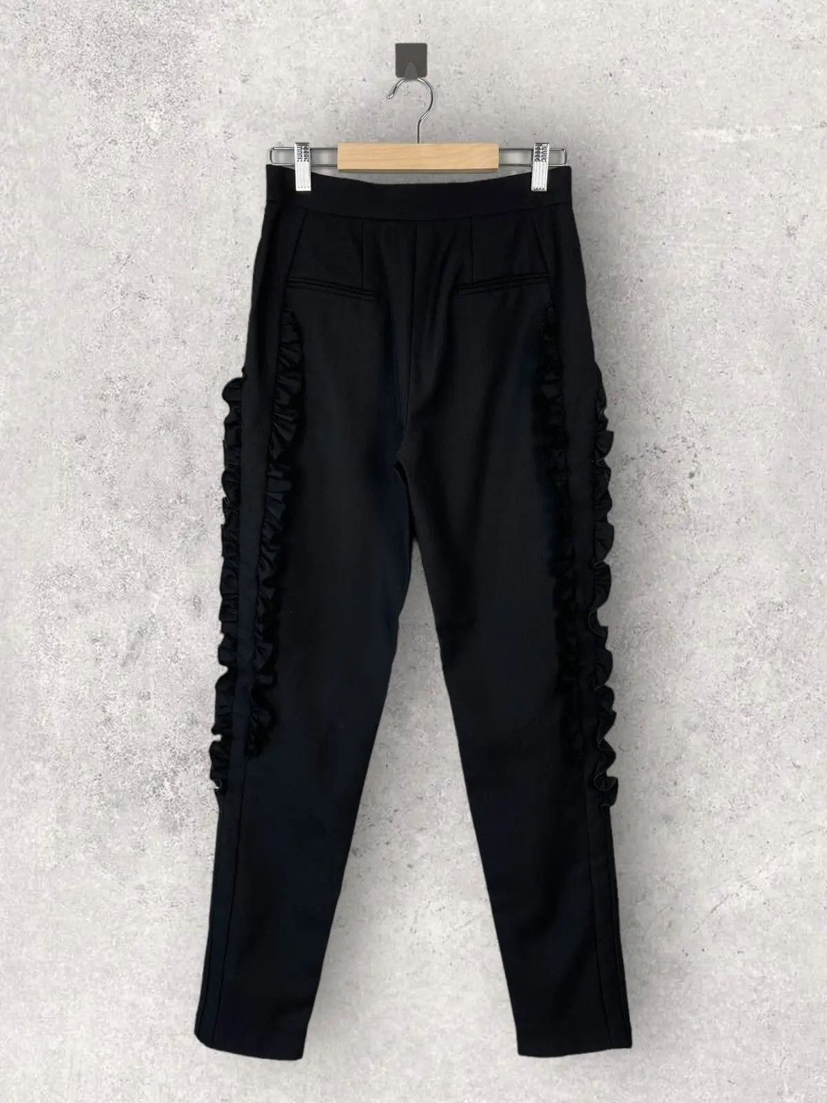 Givenchy Vintage Y2k Givenchy Ruffle Dress Pants Glamour Size 27" / US 4 / IT 40 - 2 Thumbnail