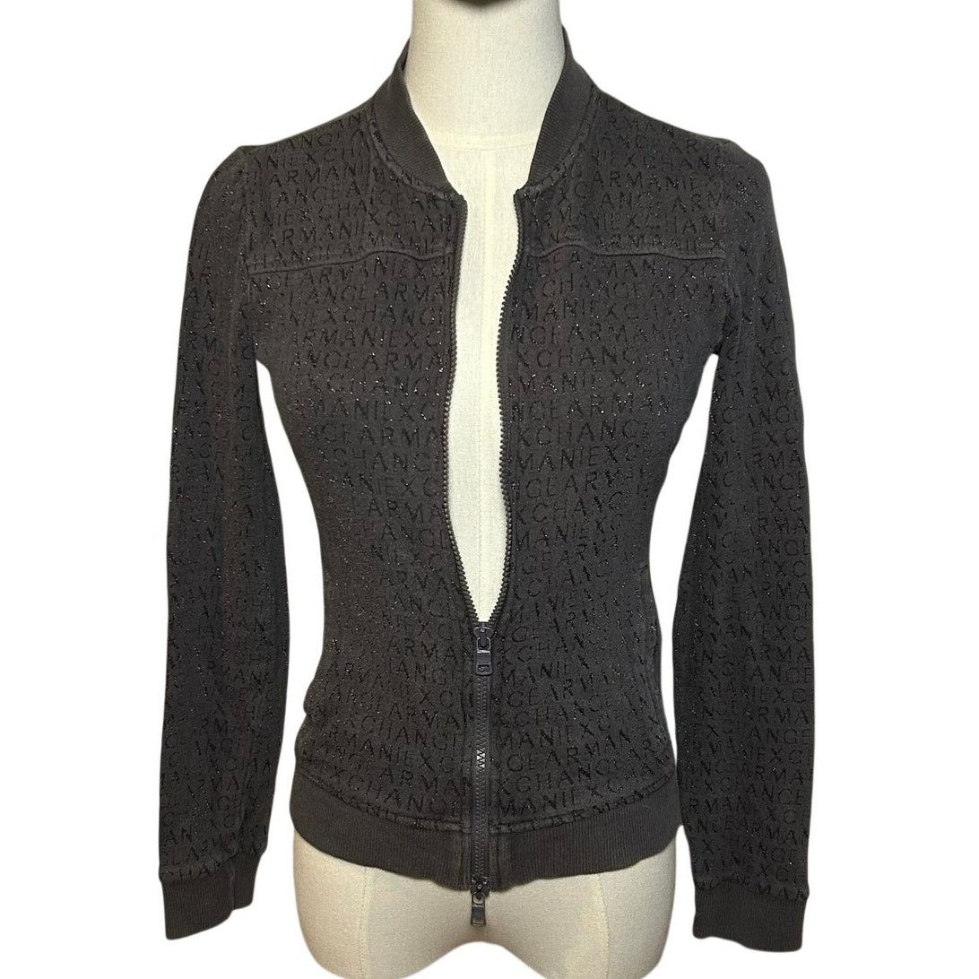 Armani Exchange Armani Exchange Gray Zip Mock Neck Athletic Jacket Small Size S / US 4 / IT 40 - 14 Thumbnail