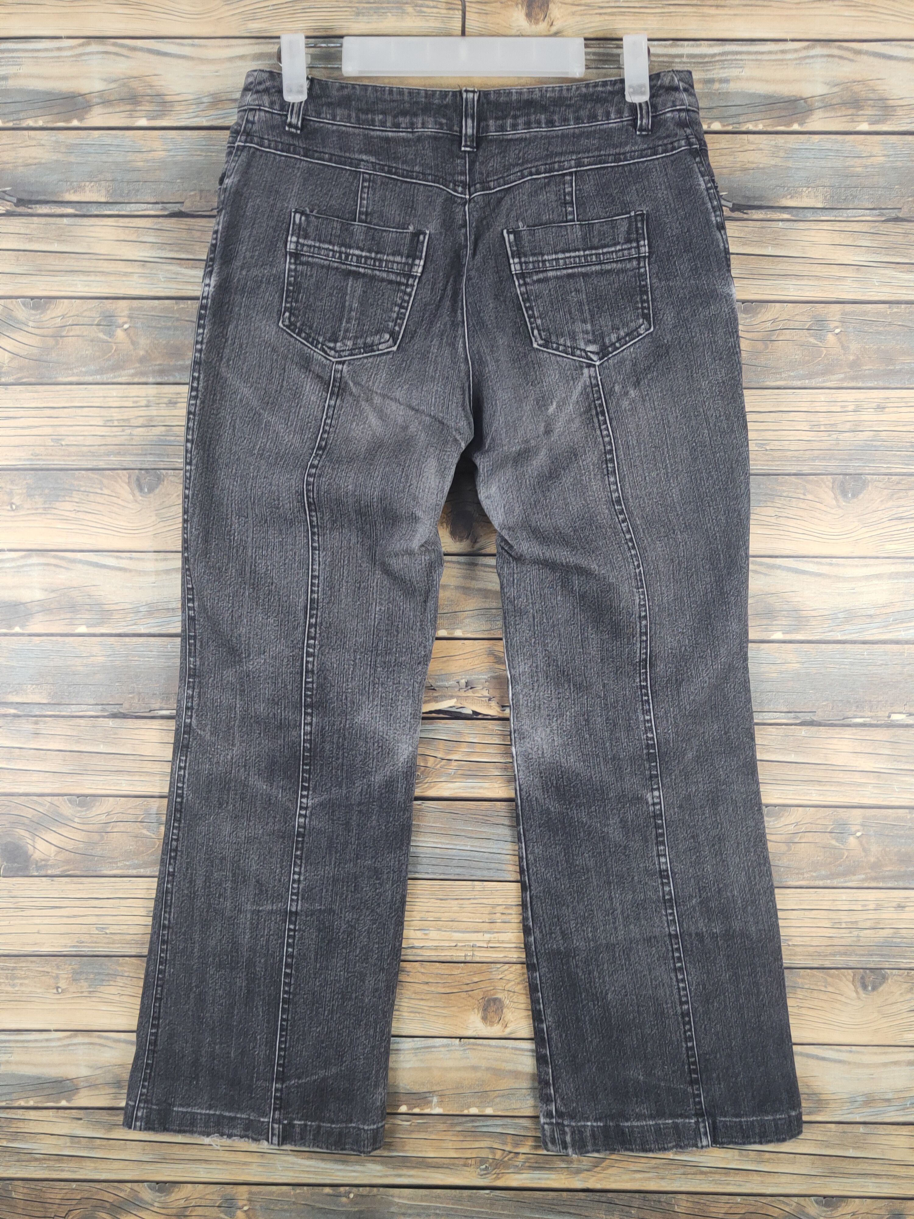 Japanese Brand Green Eye Black Distressed Ripped denim Jeans #W1607 Size 27" / US 4 / IT 40 - 8 Thumbnail