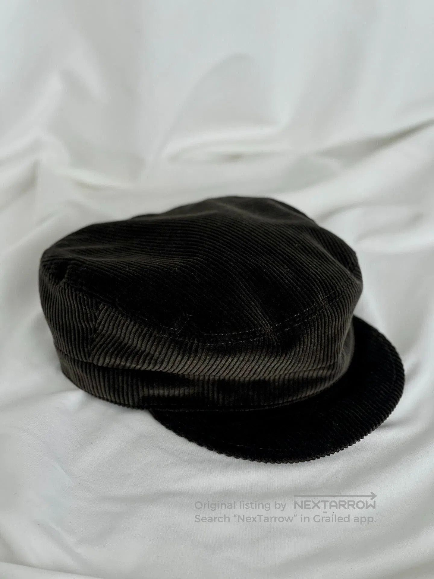 Japanese Brand Heavy Corduroy Baker Boy Hat. Size ONE SIZE - 4 Thumbnail