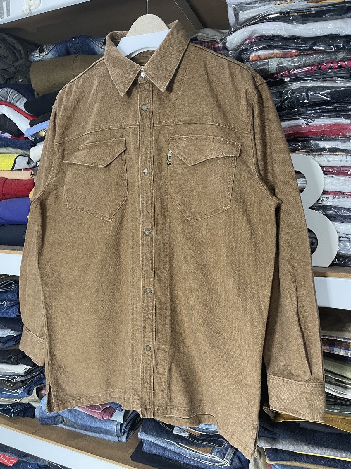 Fox Racing × Japanese Brand Fire Fox FF Armor Model Worker Jacket Size US XL / EU 56 / 4 - 3 Thumbnail