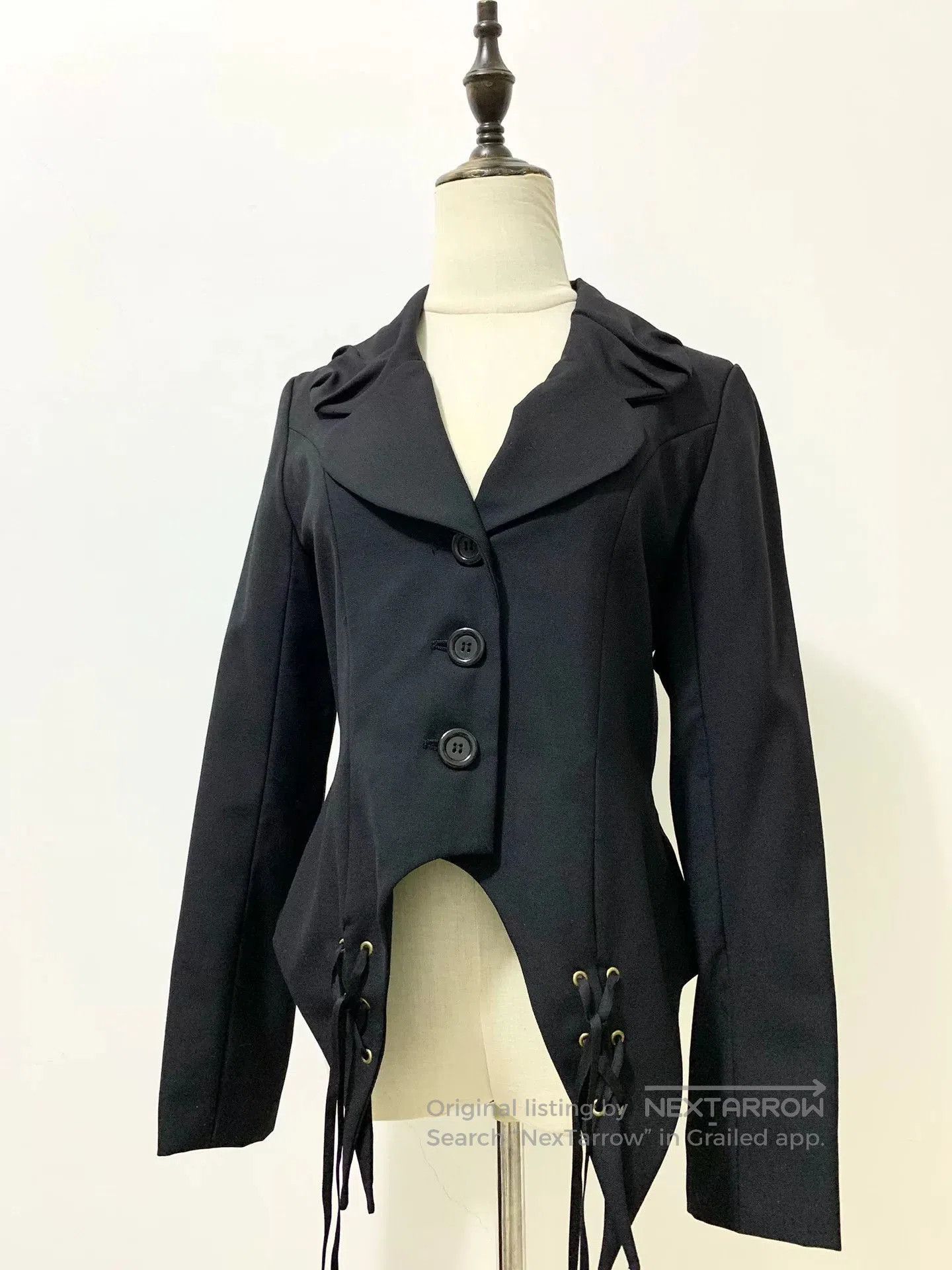 Vivienne Westwood black heart collar blazer jacket. Size M / US 6-8 / IT 42-44 - 1 Thumbnail