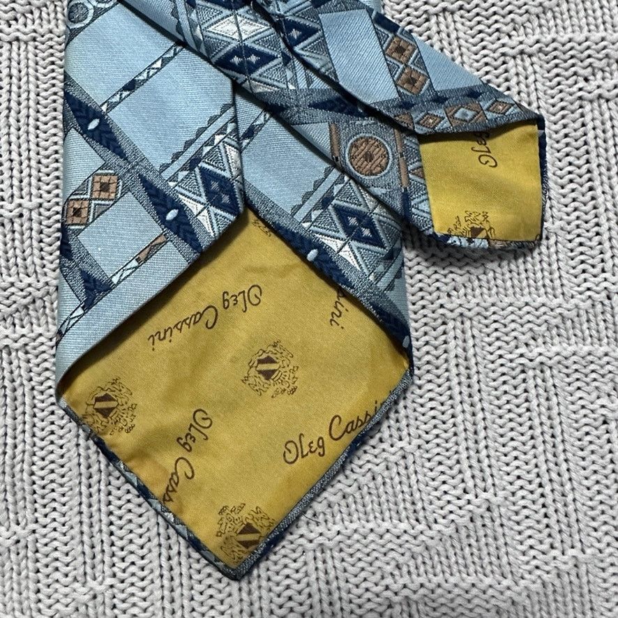 Oleg Cassini Vintage Oleg Cassini southwestern blue plaid tie Size ONE SIZE - 3 Thumbnail