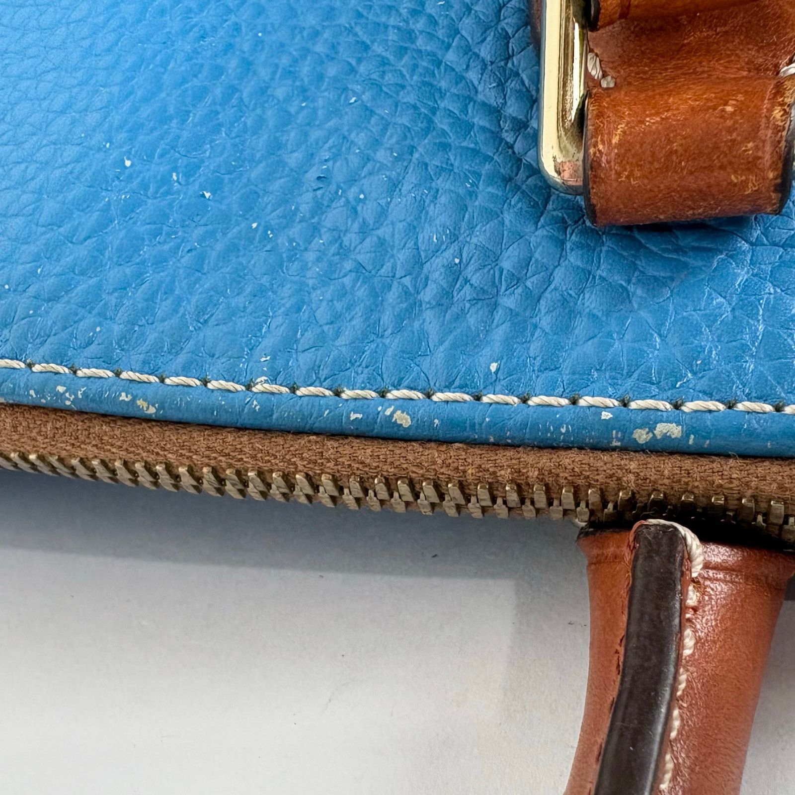 Dooney & Bourke Dooney & Bourke Zip Zip Pebble Grain Domed Satchel Blue Size ONE SIZE - 21 Thumbnail