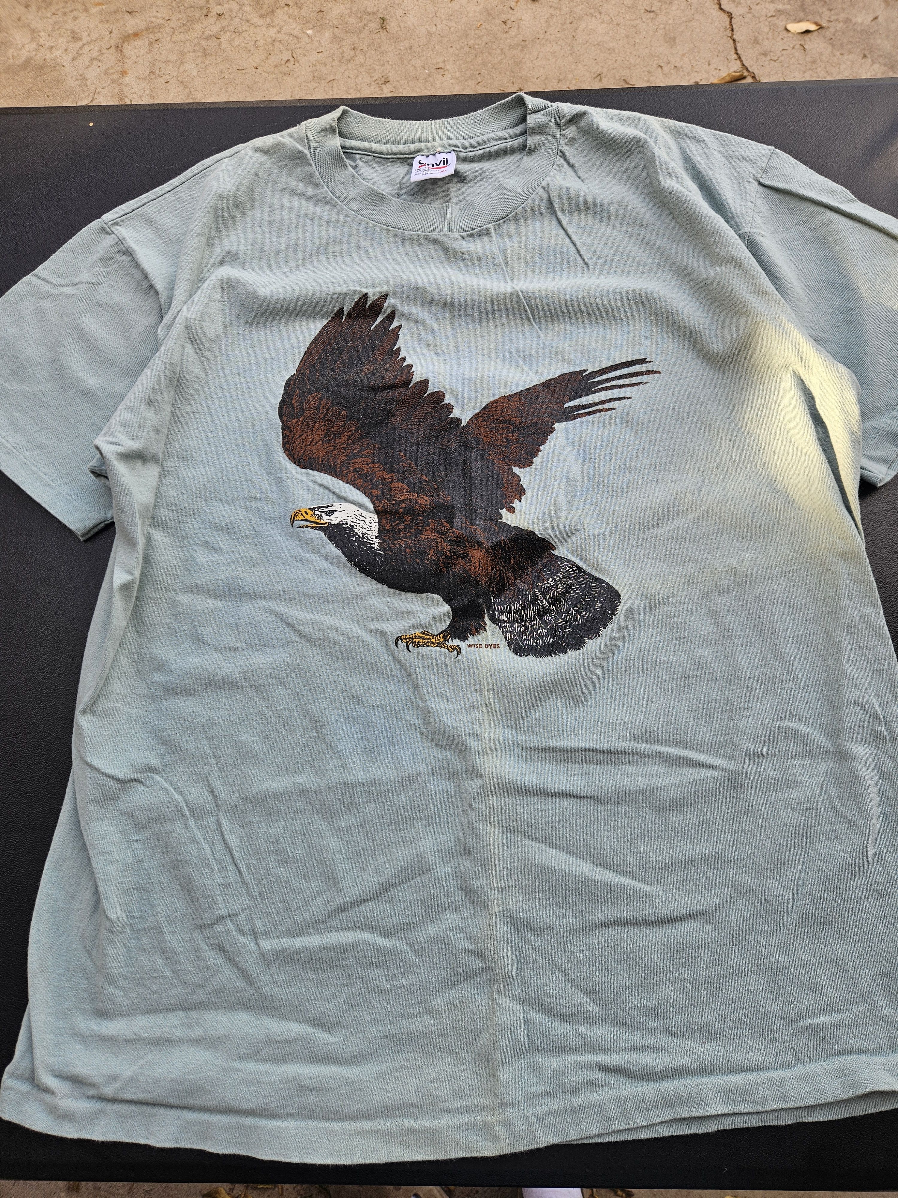 Other Wise Dyes Vintage Eagle & Jsaiah 40.31 Anvil Tee Size US XL / EU 56 / 4 - 1 Thumbnail